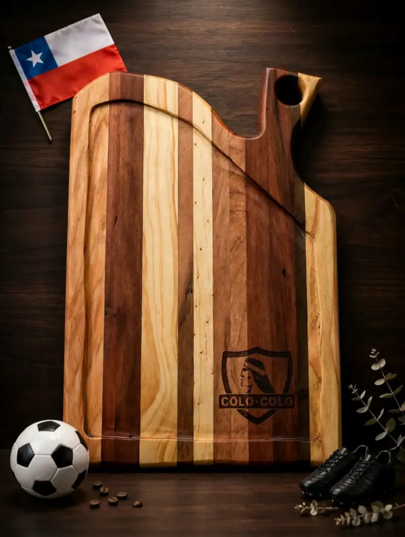 Tabla de cortar de madera Colo-Colo