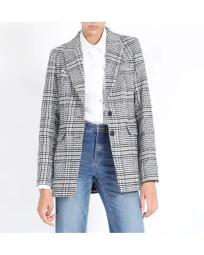 Blazer príncipe de gales azul marca Liolá T38 - miniatura 1