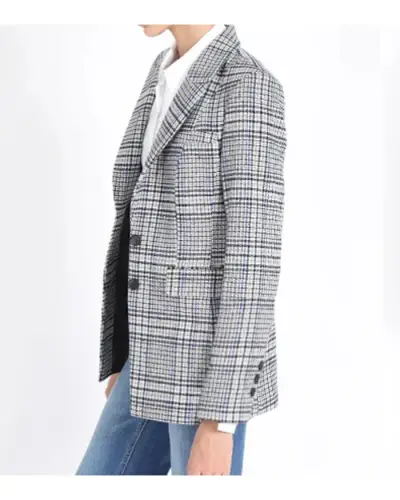 Blazer príncipe de gales azul marca Liolá T38 - miniatura 2