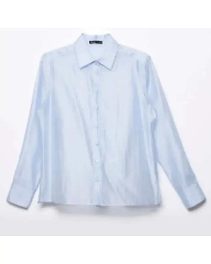Blusa transparente celeste marca Liolá - 3