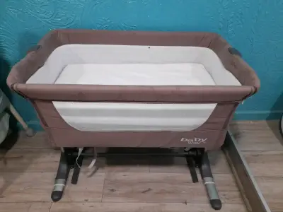Cuna colecho Baby Way marrón para bebé - miniatura 2