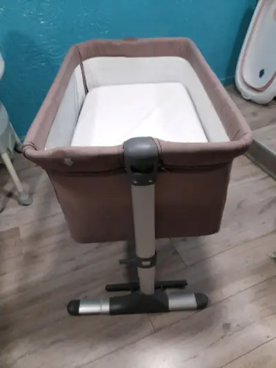 Cuna colecho Baby Way marrón para bebé - miniatura 7