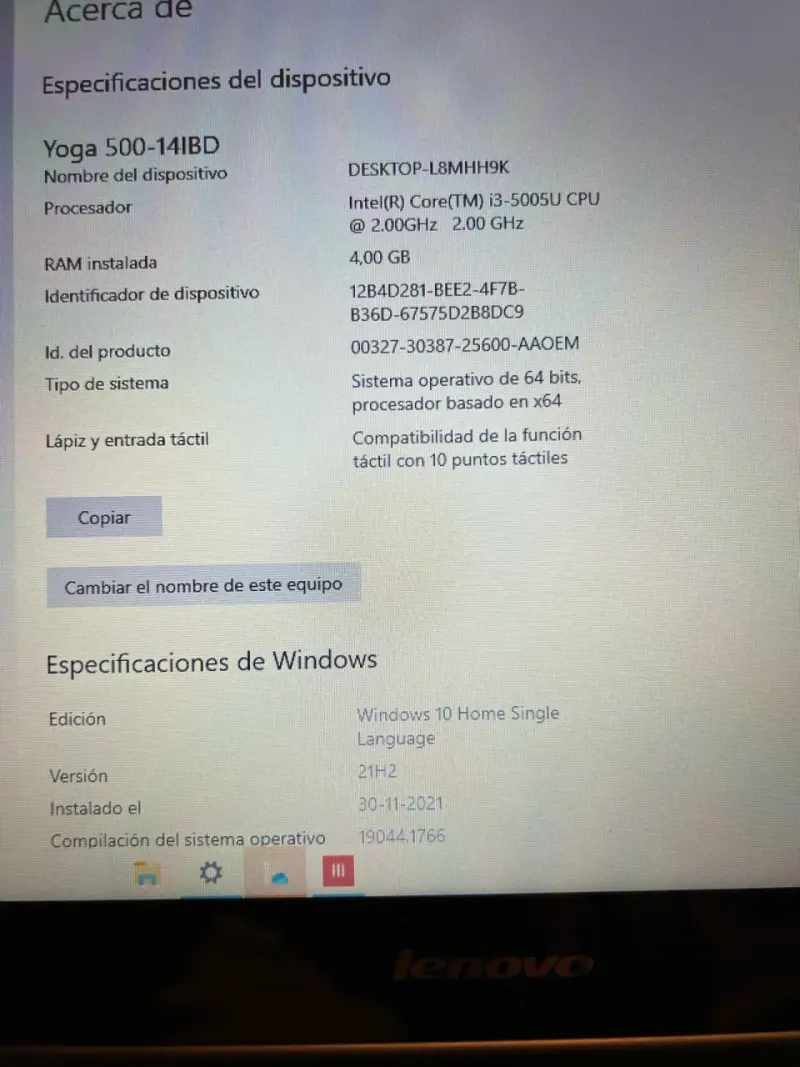 Laptop Lenovo convertible pantalla táctil - 6