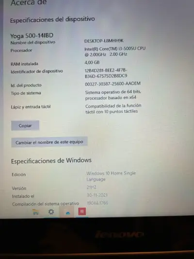 Laptop Lenovo convertible pantalla táctil - miniatura 6
