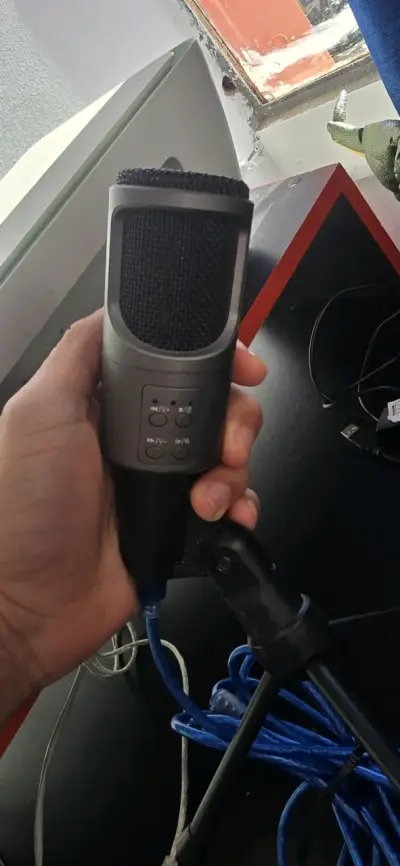 Micrófono de condensador con soporte Audio Pro - miniatura 3