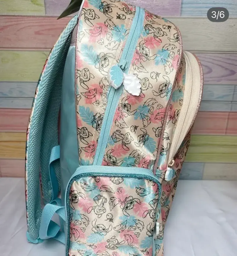 Mochila juvenil con diseño de Stitch - 3