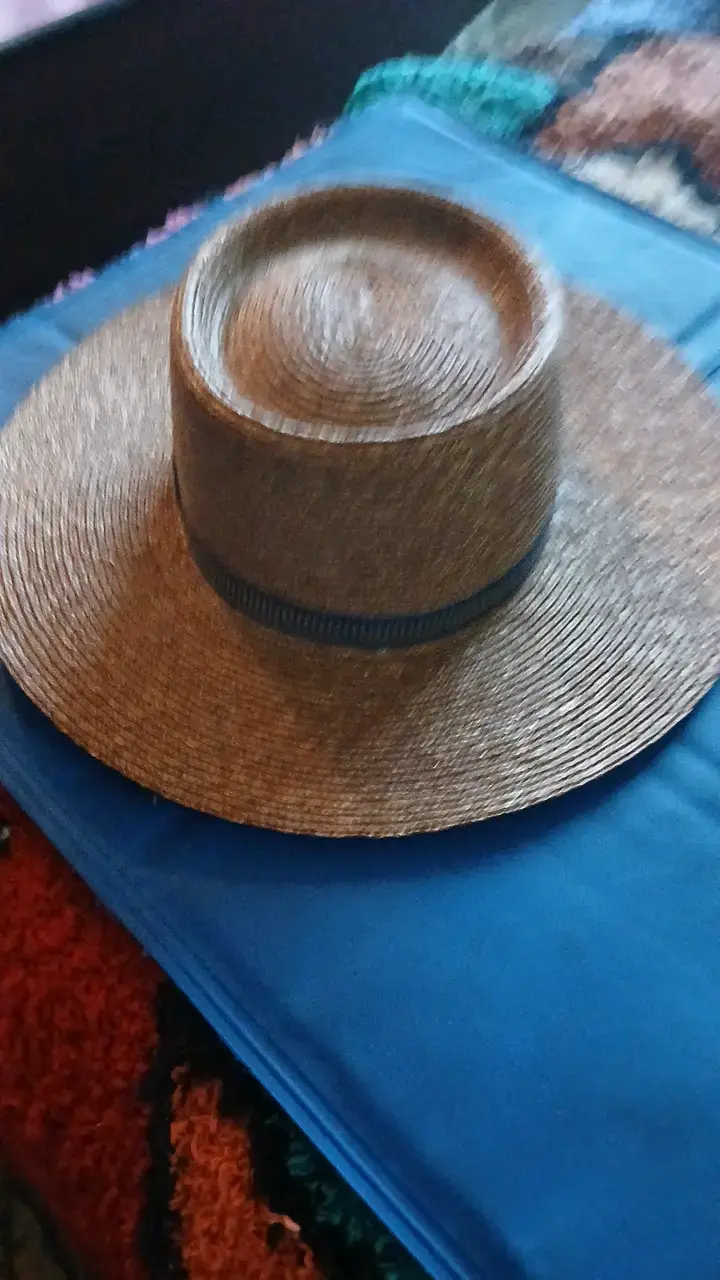 Sombrero de paja con cinta ajustable - 1