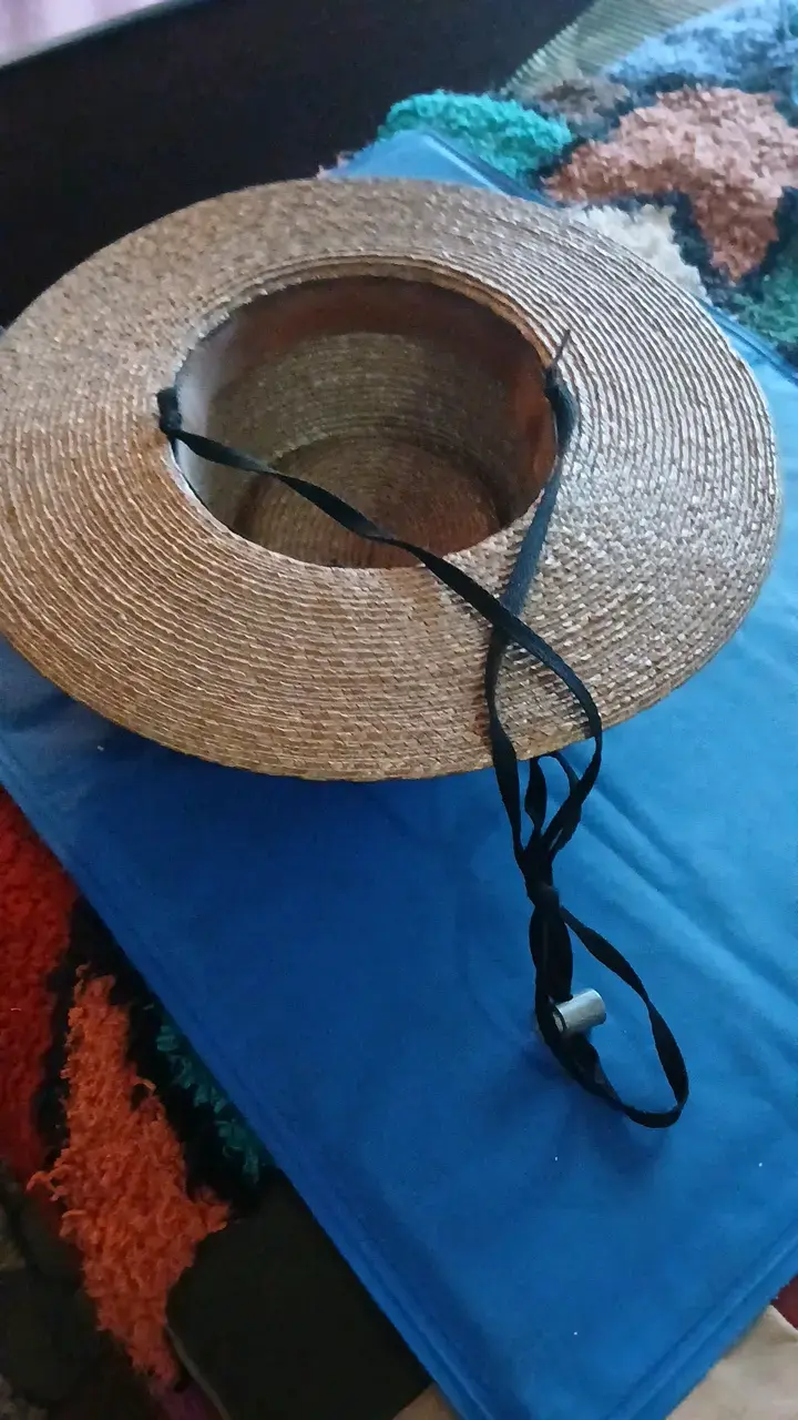 Sombrero de paja con cinta ajustable - 2
