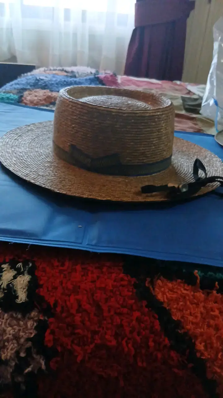 Sombrero de paja con cinta ajustable - 4
