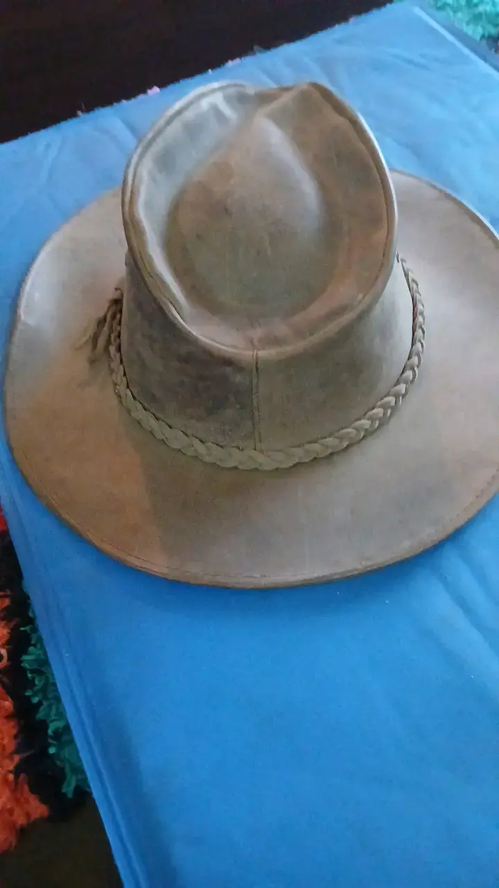 Sombrero de cuero estilo vaquero - 3