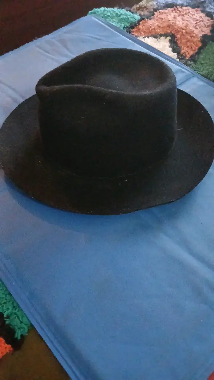 Sombrero Fedora Negro Clásico - 2