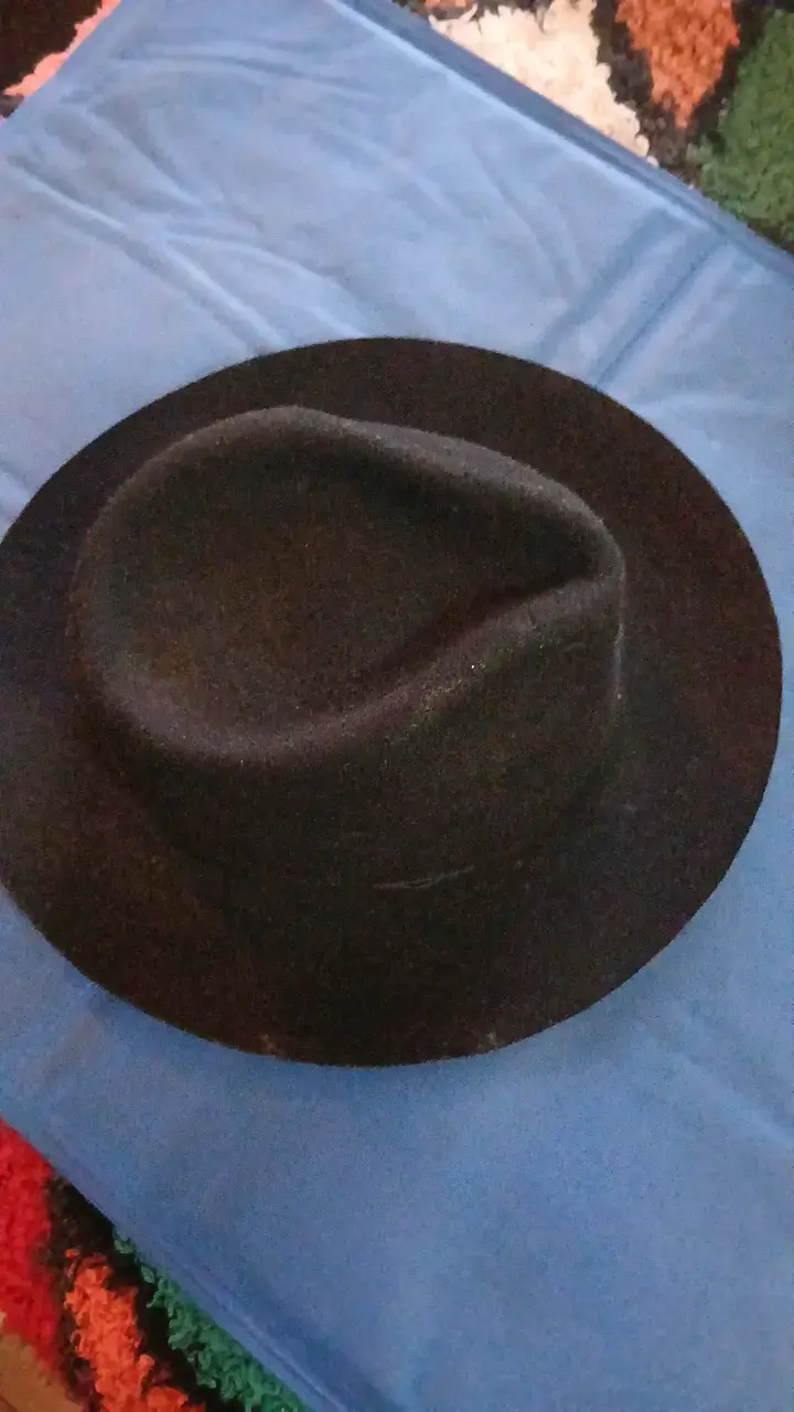 Sombrero Fedora Negro Clásico - 5