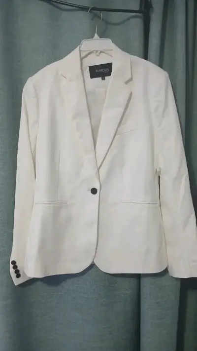 Blazer blanco para mujer Marquis talla M - miniatura 1