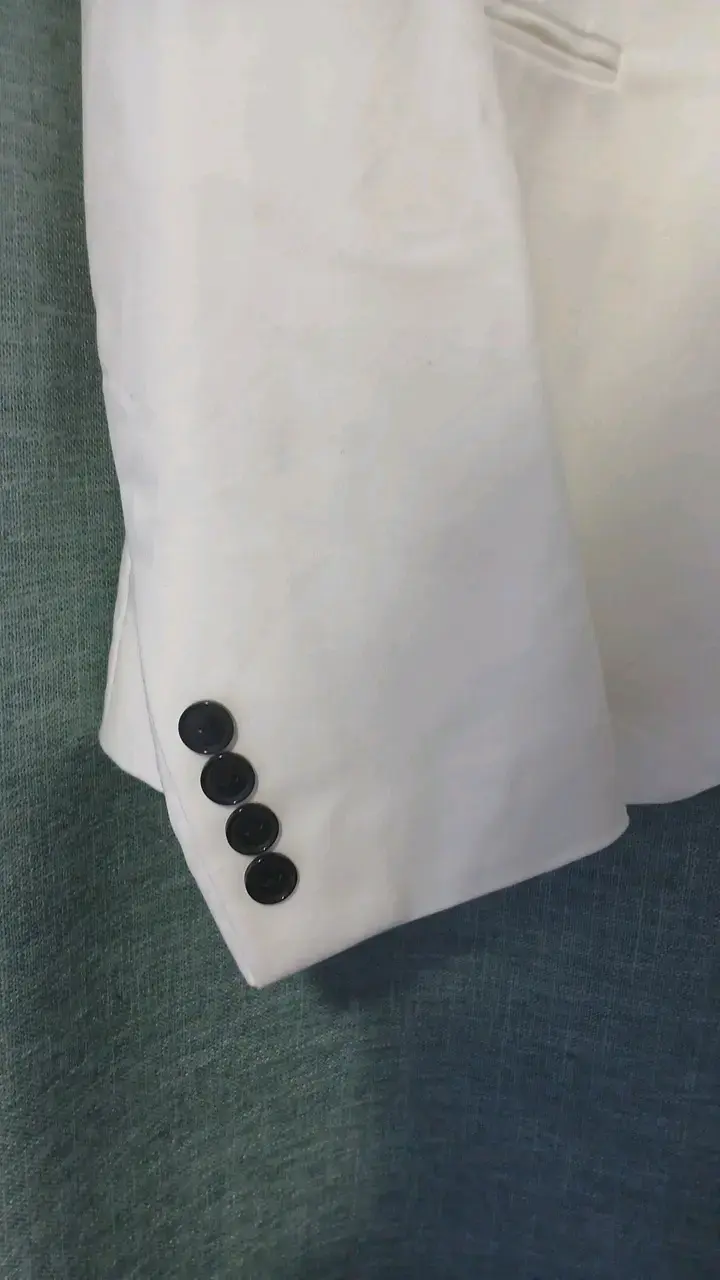 Blazer blanco para mujer Marquis talla M - 2