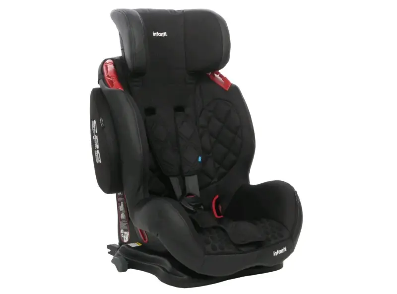 Silla de Auto Infanti Negra con Protección - 3