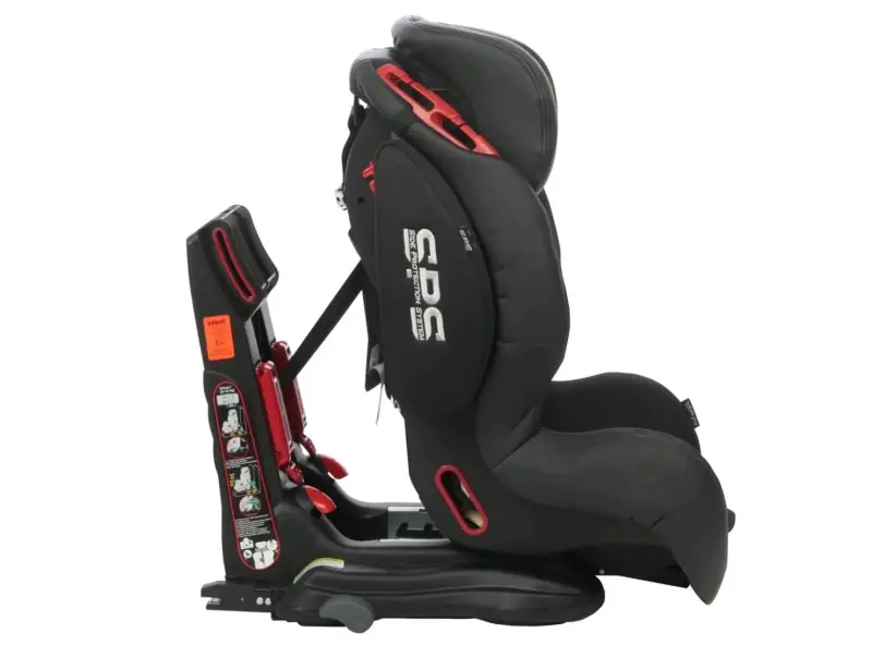 Silla de Auto Infanti Negra con Protección - 4