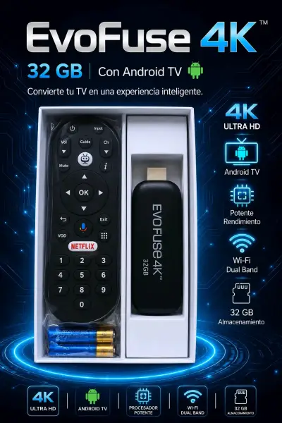 EvoFuse 4K Android TV 32GB - miniatura 1