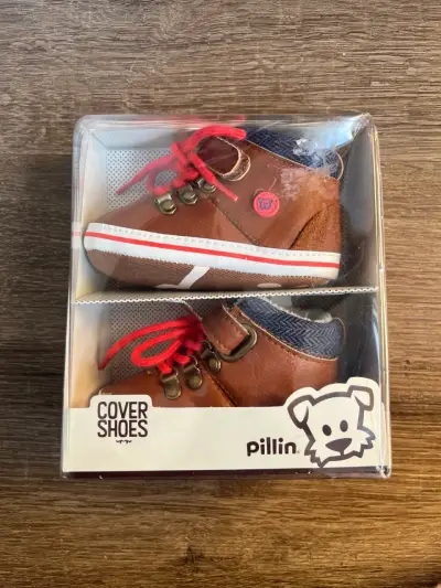 Zapatos para bebé marrones Pillin - miniatura 1