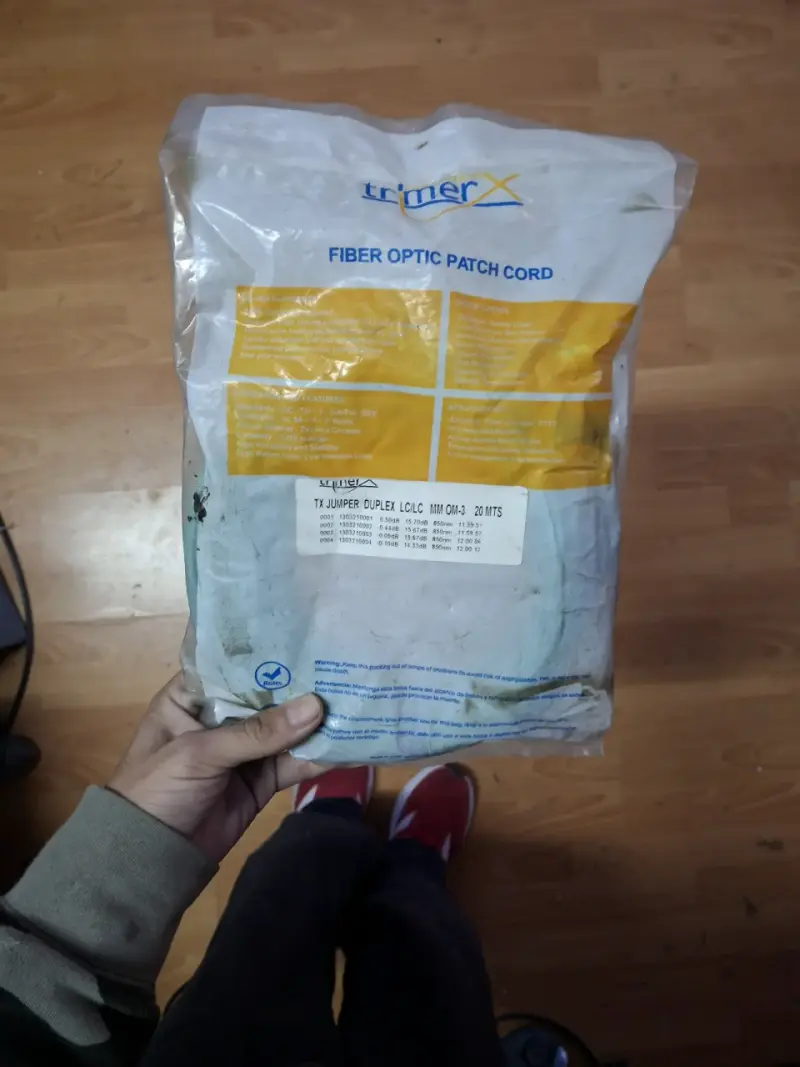 Cable de Fibra Óptica Duplex LC/LC 20 Metros - 2