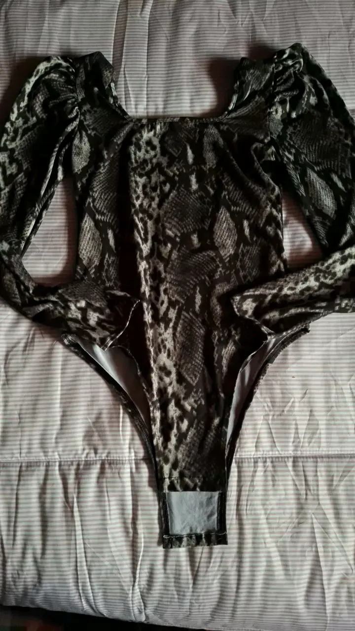 Body de mujer estampado animal print