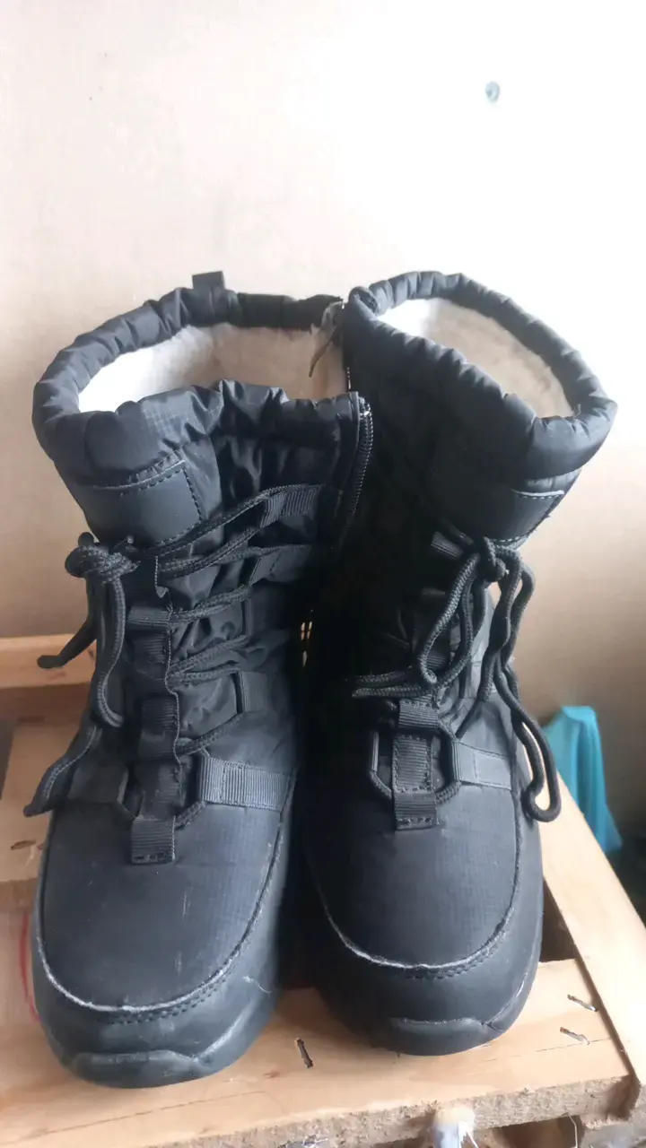 Botas de invierno negras para hombre - 1