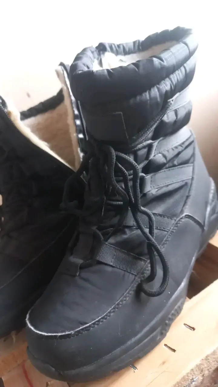 Botas de invierno negras para hombre - 2