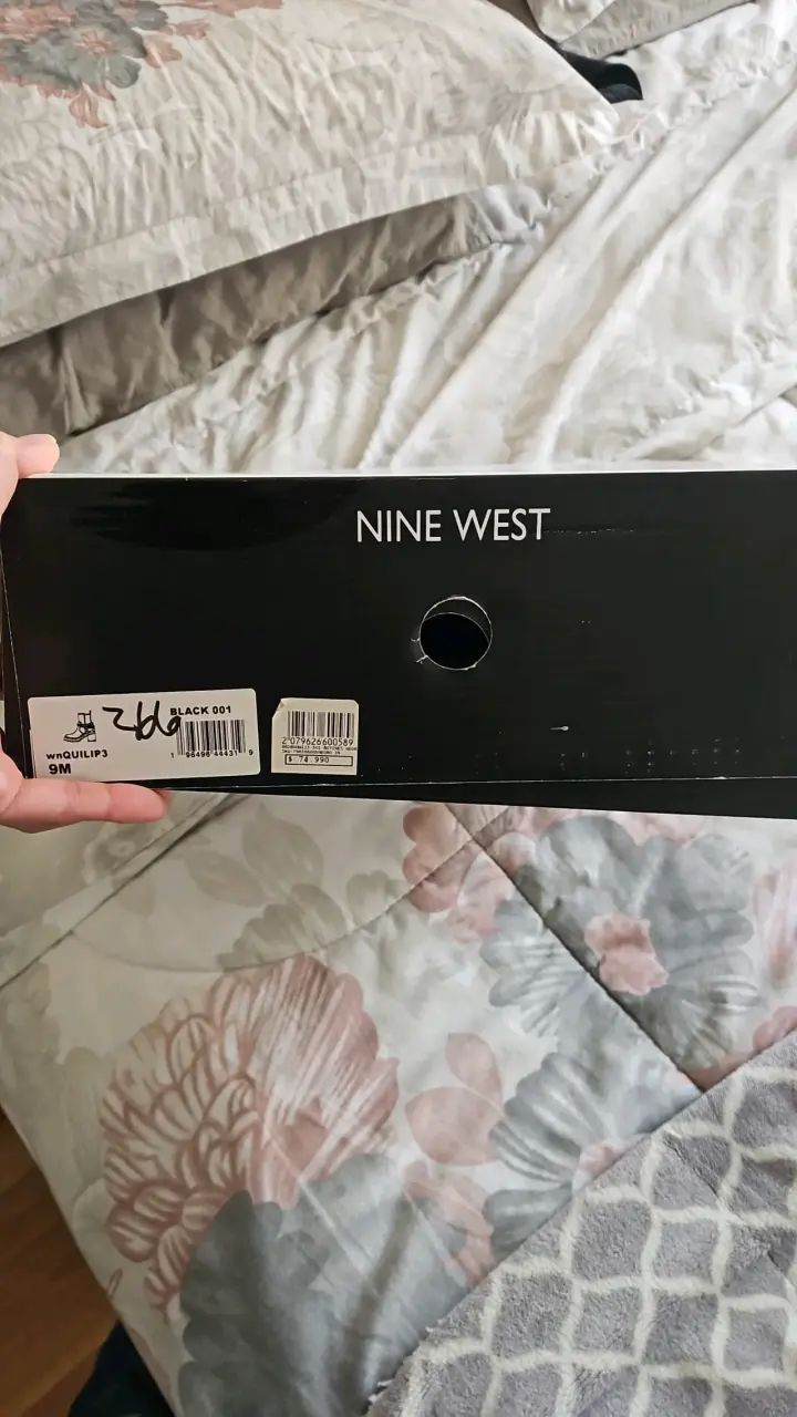 Botines negros con cadena Nine West - 3