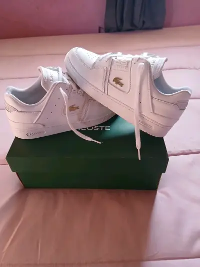 Zapatillas blancas Lacoste Court Cage 125 3 SFA - miniatura 1