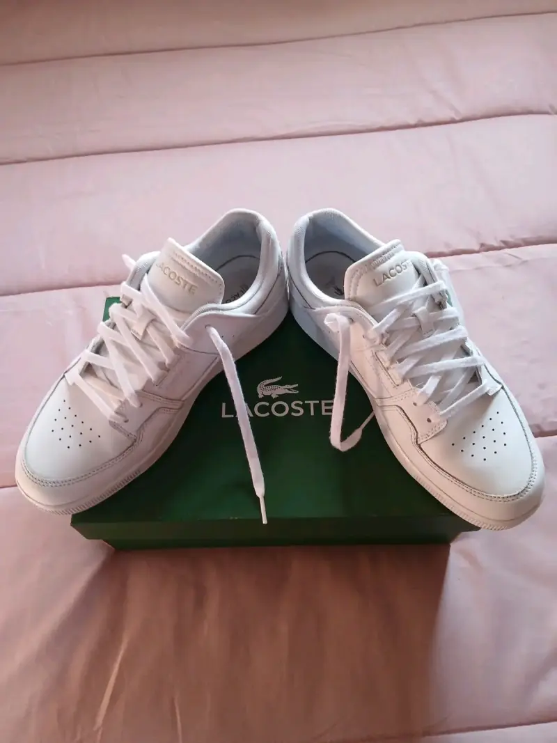 Zapatillas blancas Lacoste Court Cage 125 3 SFA - 5