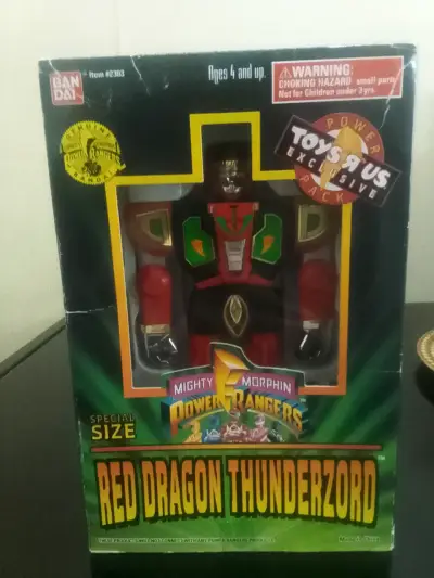 Figura de acción Red Dragon Thunderzord Power Rangers - miniatura 1