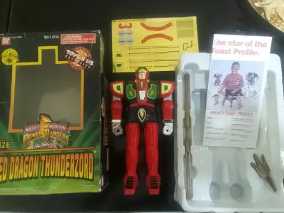 Figura de acción Red Dragon Thunderzord Power Rangers - miniatura 2