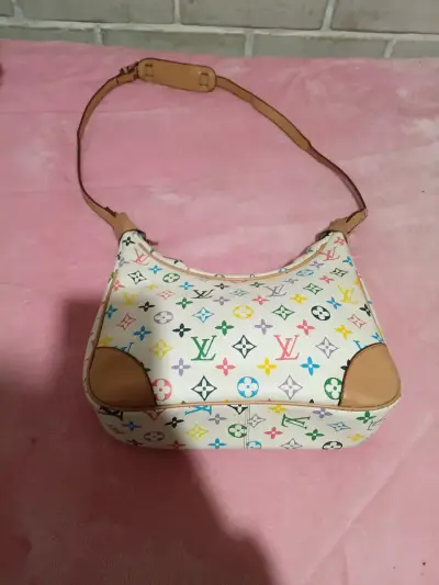 Bolso de hombro multicolor estilo Louis Vuitton - miniatura 1