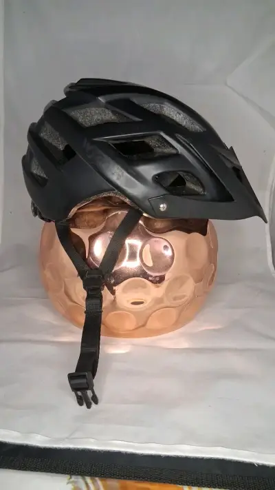 Casco de bicicleta negro para adulto - miniatura 3