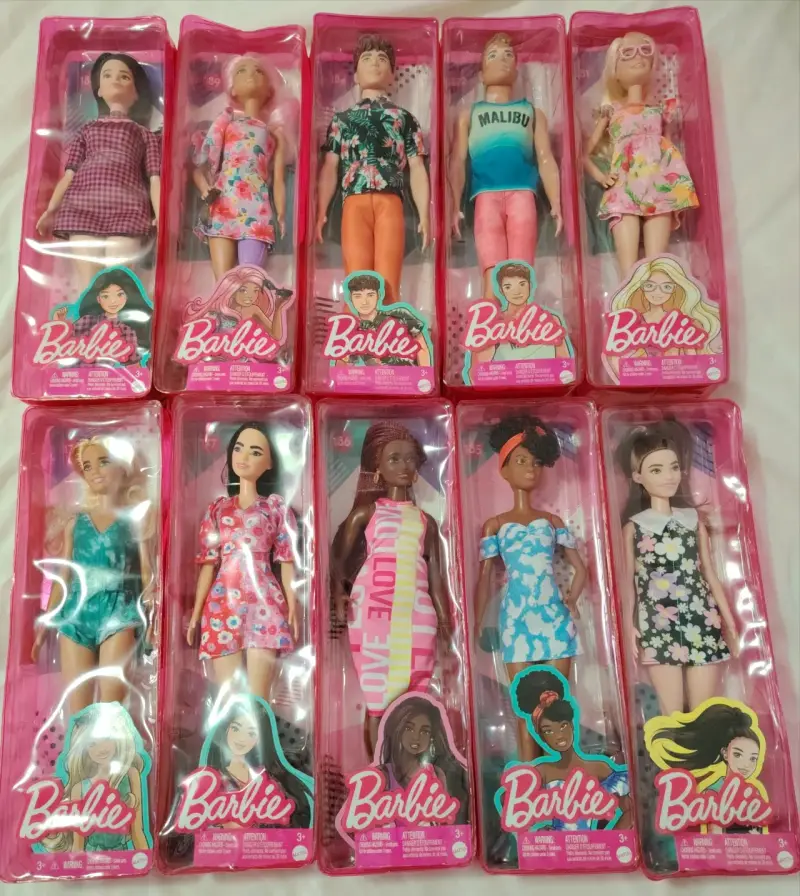 Lote de Muñecas Barbie Fashionistas Variadas