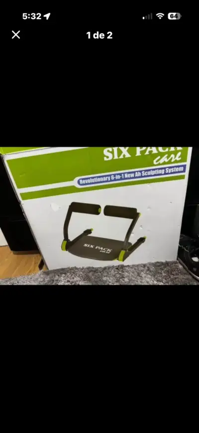 Máquina de Ejercicios Abdominales Six Pack Care - miniatura 1