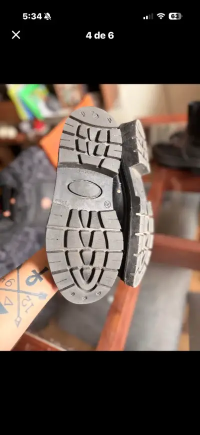Botines negros de cuero MNG con suela gruesa - miniatura 3