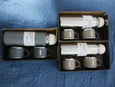 3 Termos de 500ml con tazas inoxidables - miniatura 2