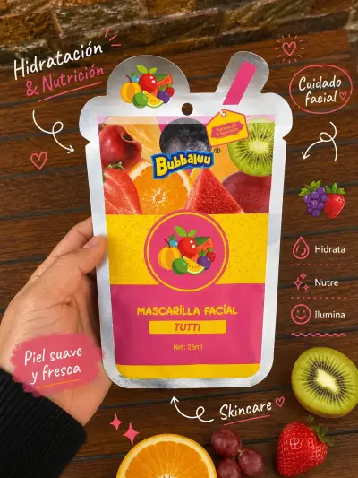 Mascarilla facial de frutas Bubbalu - miniatura 5