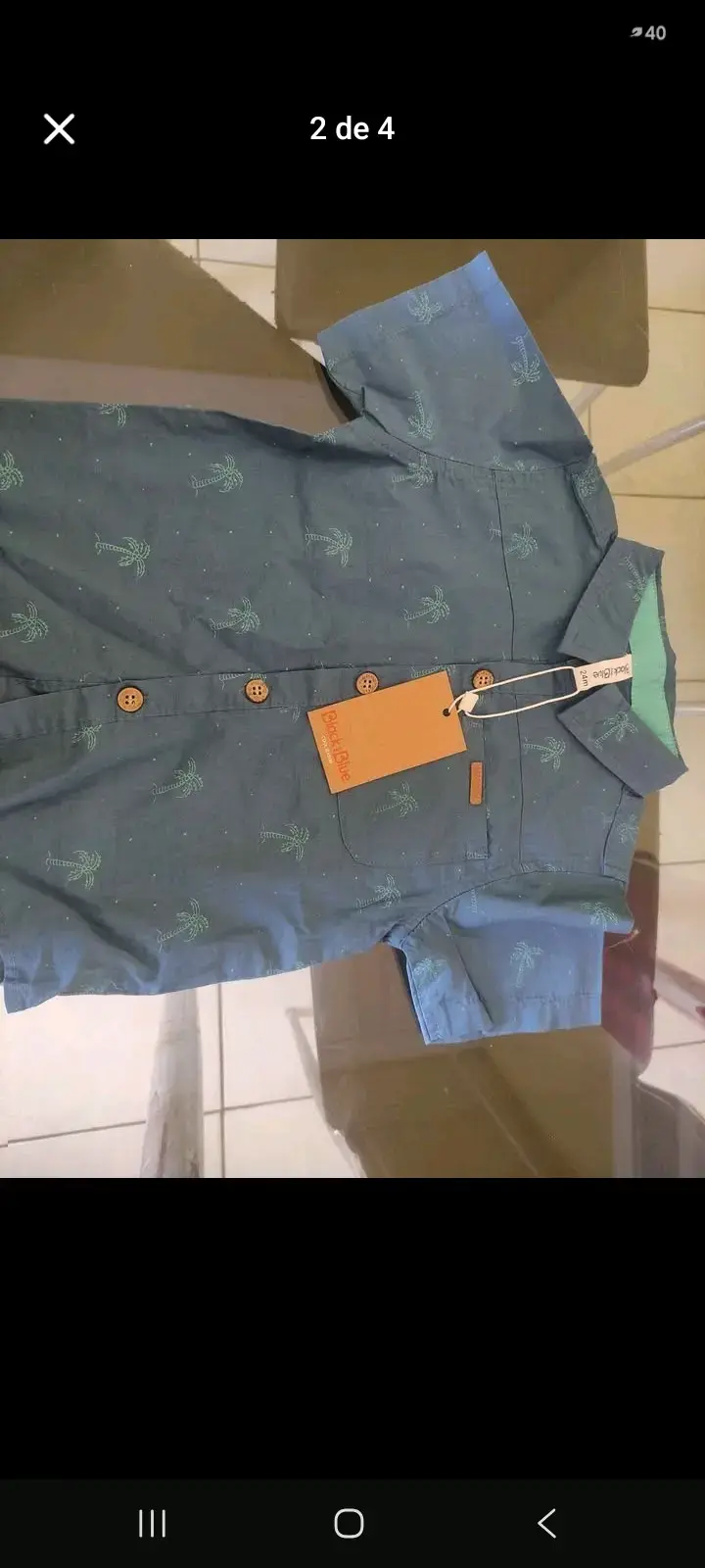 Camisa infantil estampada de verano - 2