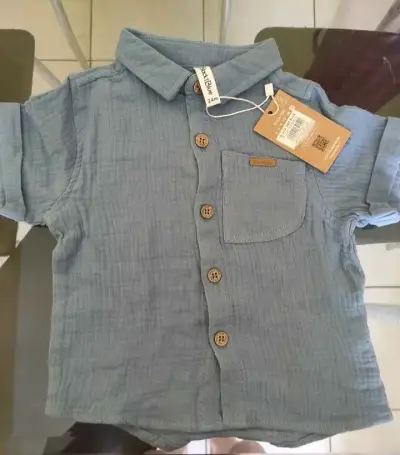 Camisa infantil estampada de verano - miniatura 3