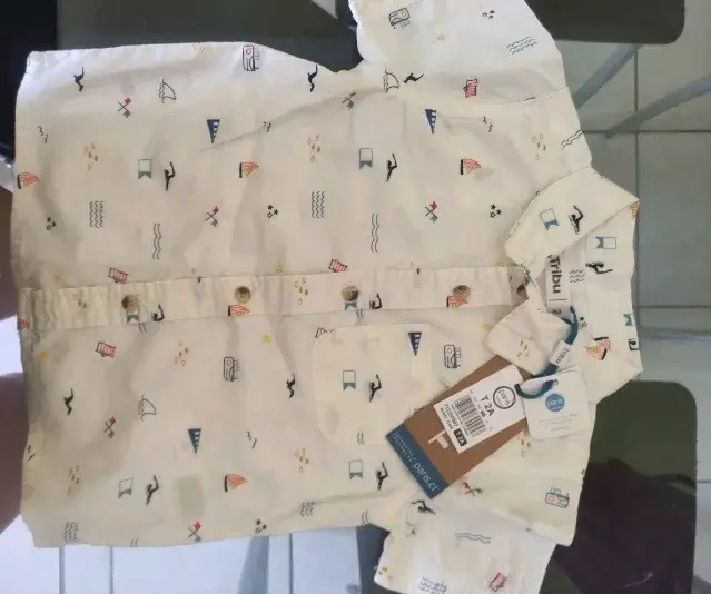 Camisa infantil estampada de verano - 4