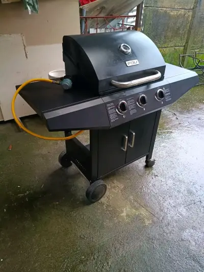 Parrilla a gas de 3 quemadores FDW - miniatura 1