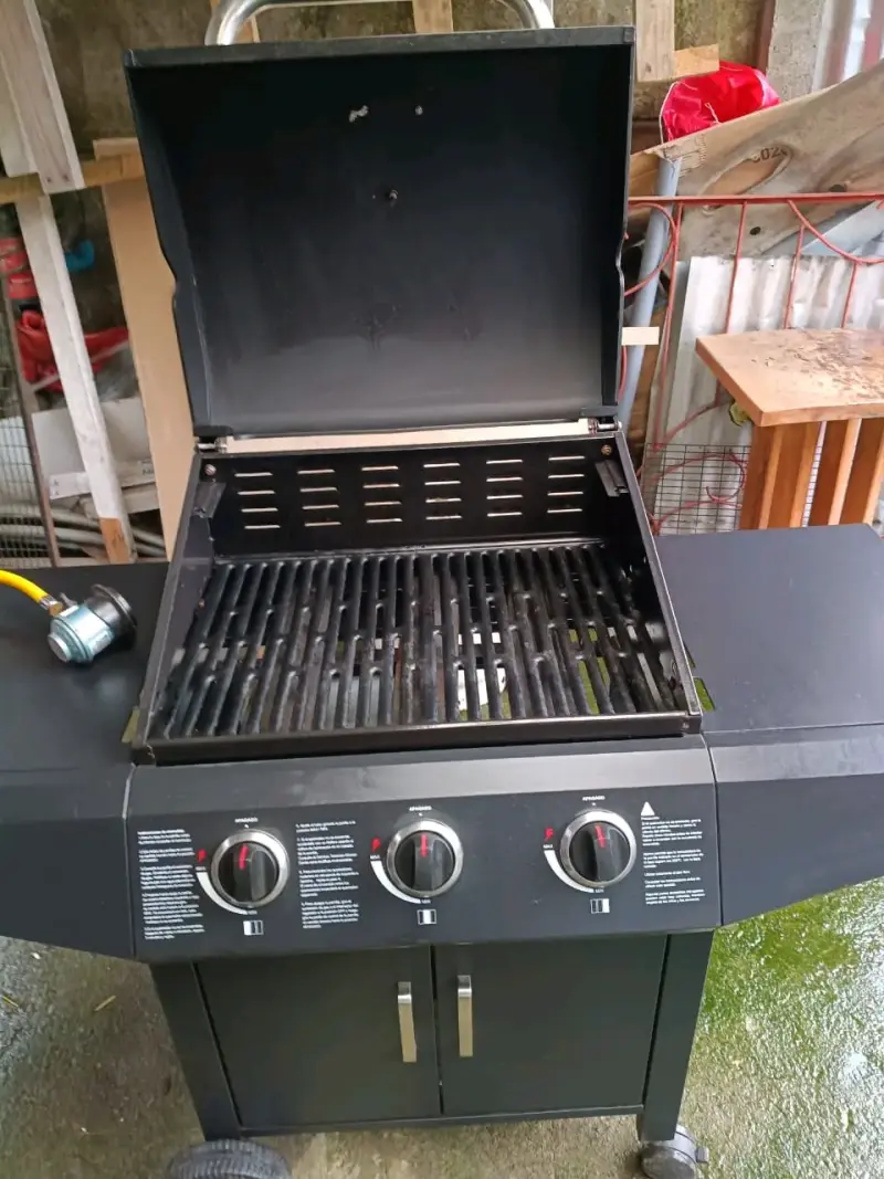 Parrilla a gas de 3 quemadores FDW - 2