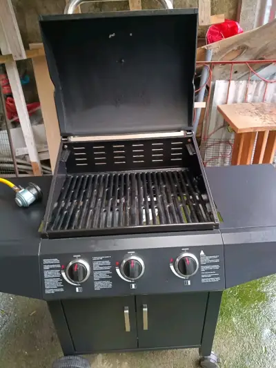 Parrilla a gas de 3 quemadores FDW - miniatura 2