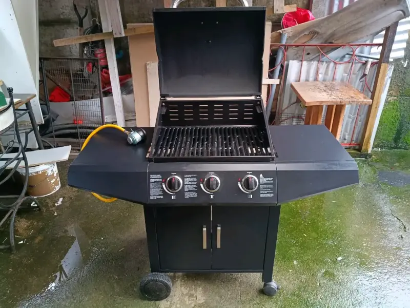Parrilla a gas de 3 quemadores FDW - 3