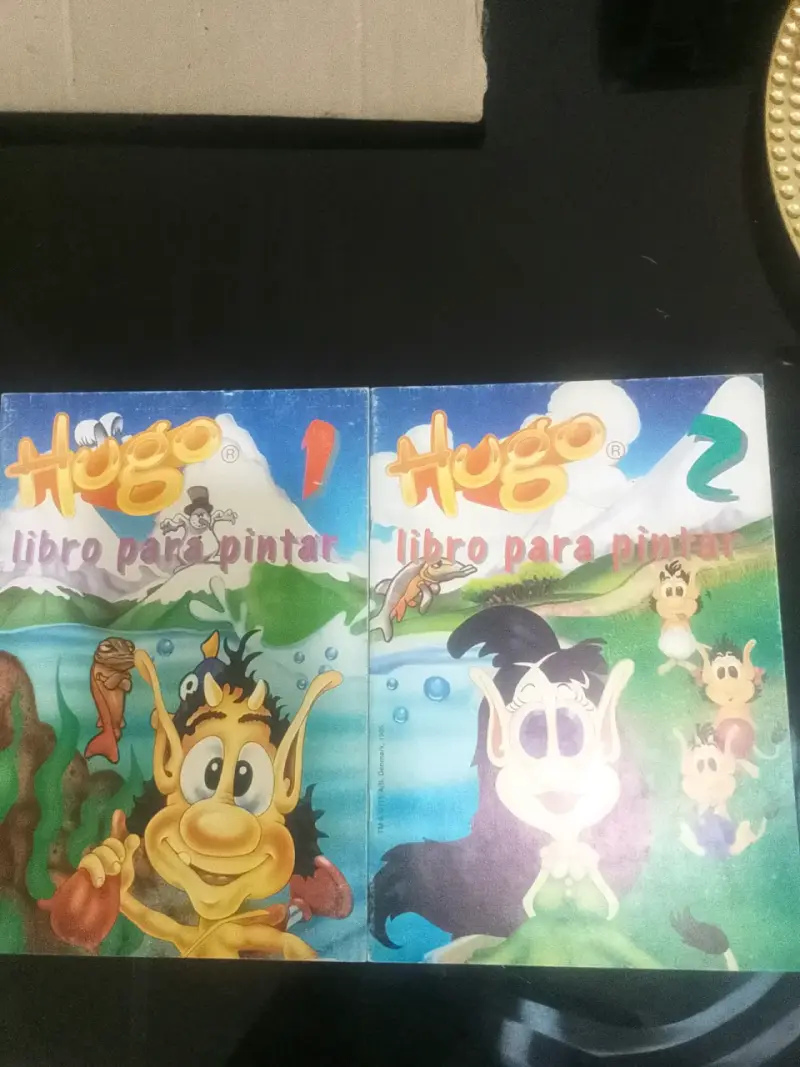 Libros para pintar Hugo 1 y 2 - 3