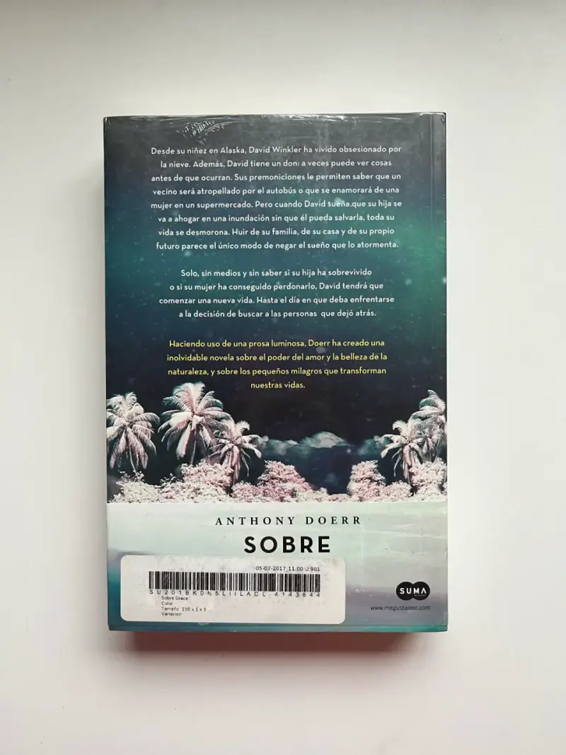 Libro 'Sobre Grace' de Anthony Doerr - 2