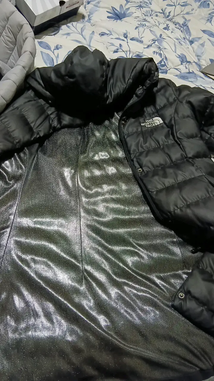 Abrigo largo negro The North Face para invierno - 2
