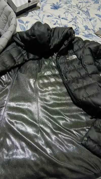 Abrigo largo negro The North Face para invierno - miniatura 2