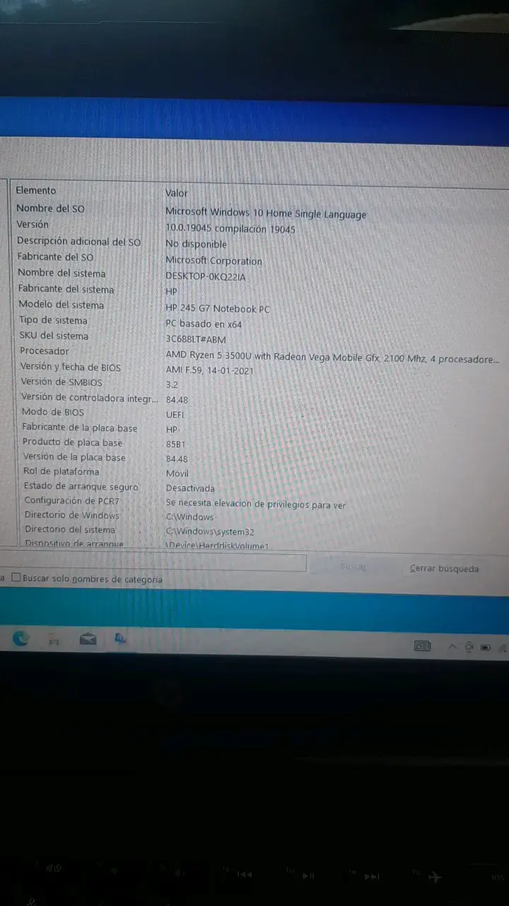 Notebook HP 245 G7 / Ryzen 5 / 12 GB RAM / Vega 8 - 2